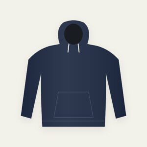 Hoodie – Marinblå