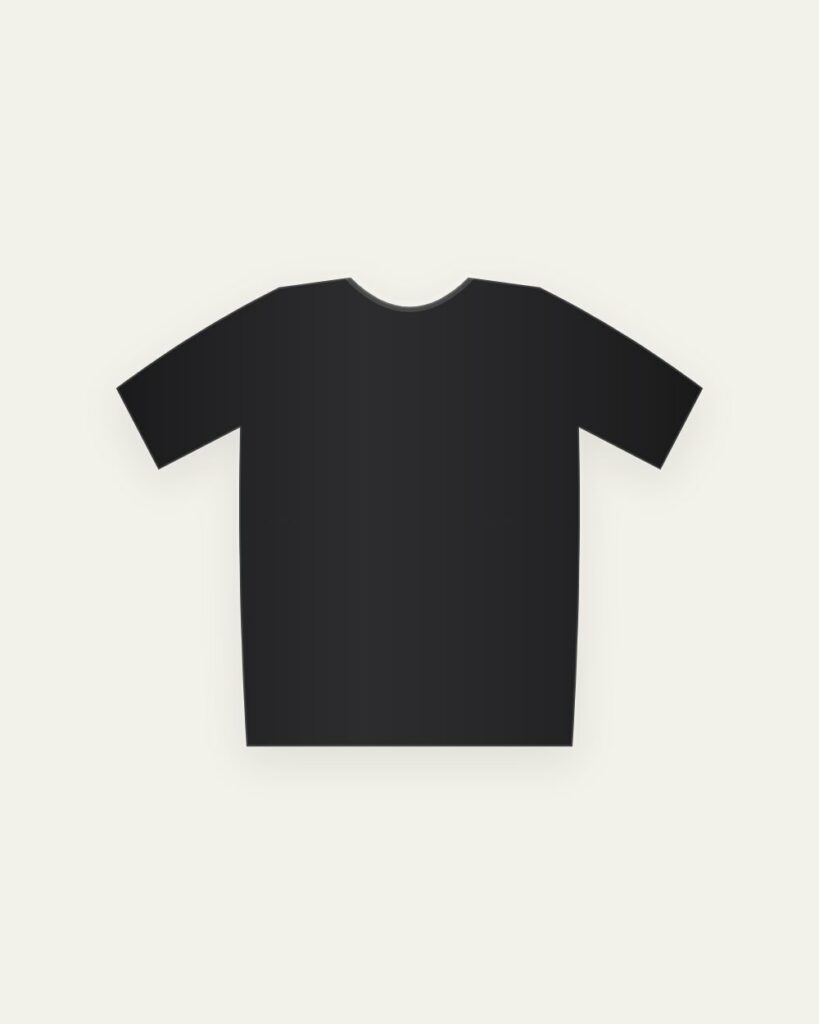 T-shirt – Svart